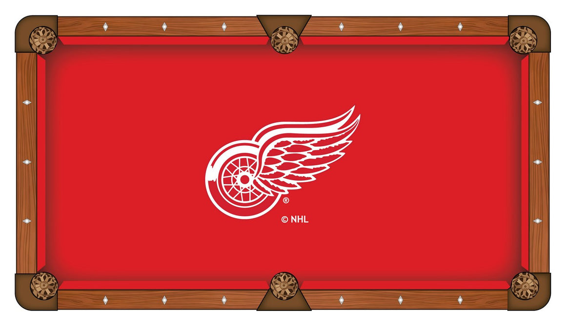 Detroit Red Wings NHL Logo 8' Pool Table - Man Cave Boutique