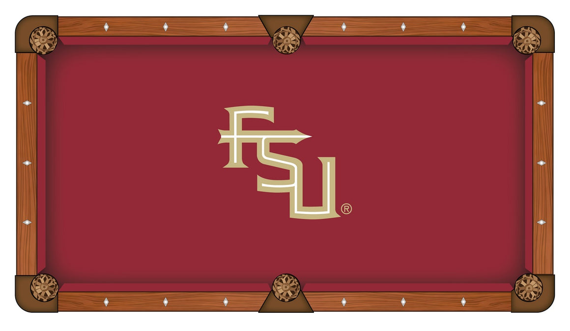 Florida State University Logo 8' Pool Table - Man Cave Boutique