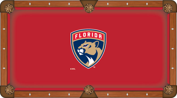 Florida Panthers NHL Logo 8' Pool Table - Man Cave Boutique