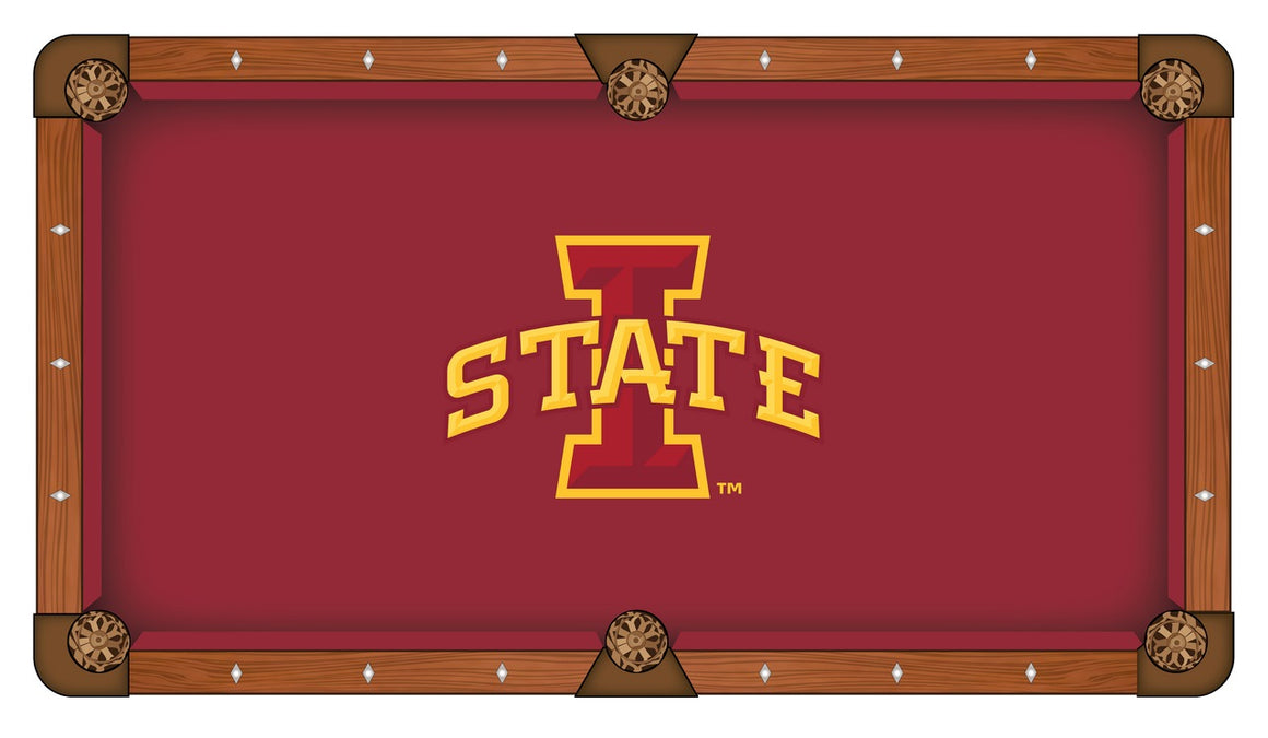 Iowa State University Logo 8' Pool Table - Man Cave Boutique