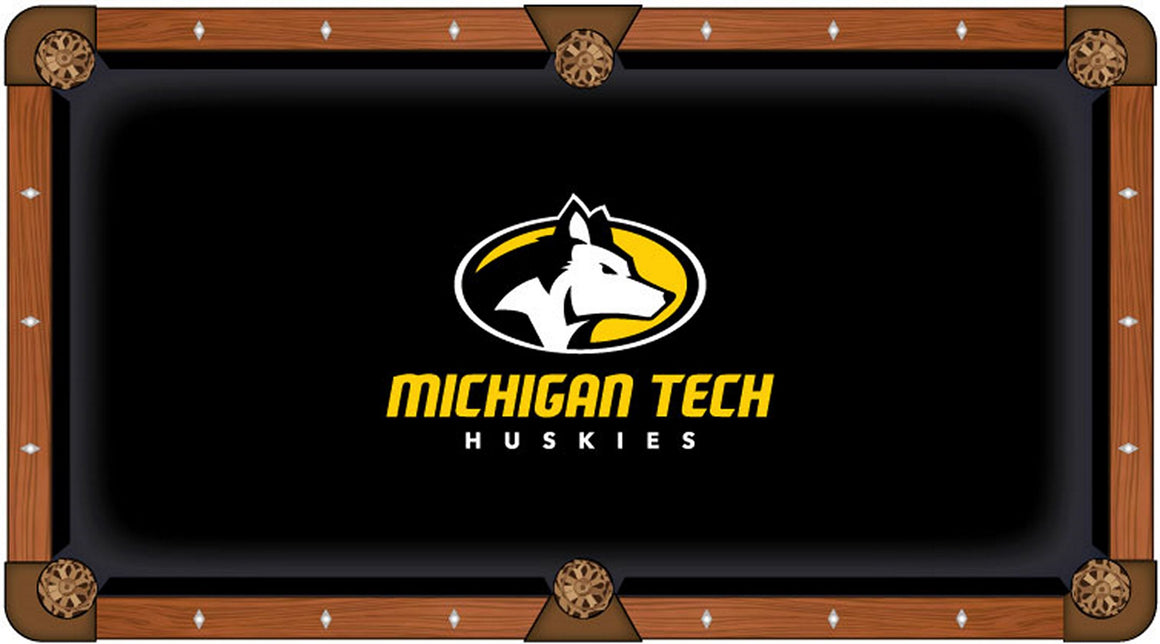 Michigan Tech Huskies 8' Pool Table - Man Cave Boutique