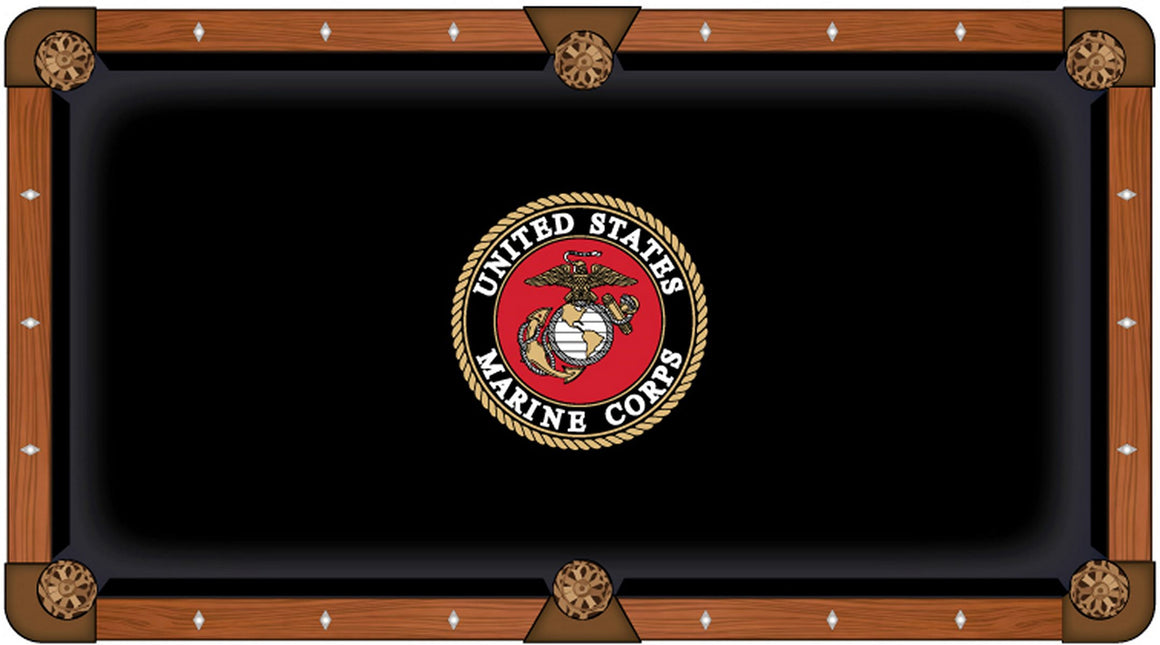 US Marine Corps Pool Table Cloth - Man Cave Boutique