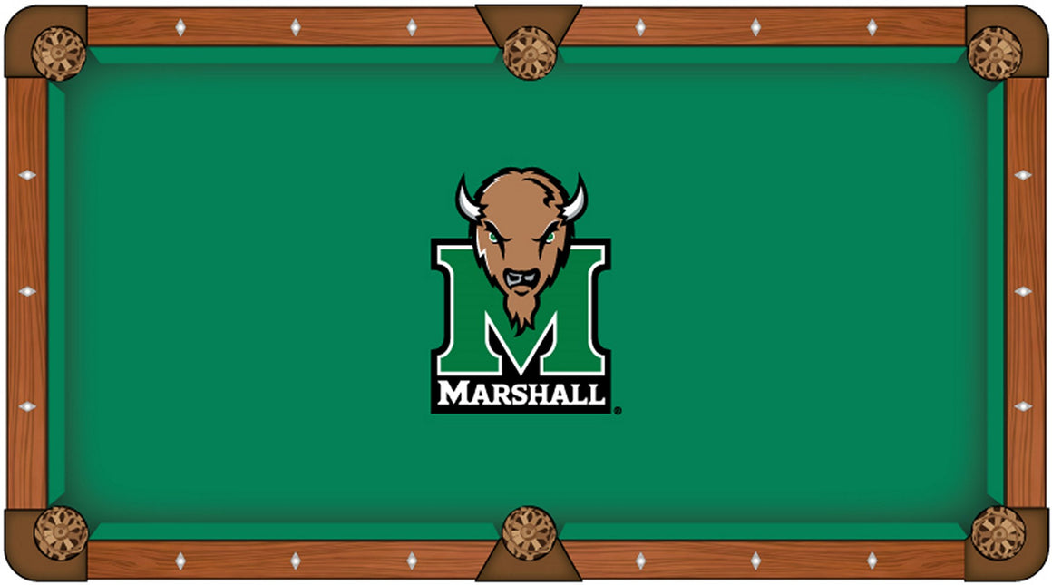Marshall University Logo 8' Pool Table - Man Cave Boutique