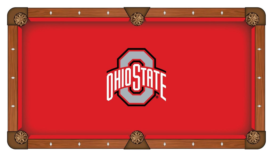 Ohio State University Logo 8' Pool Table - Man Cave Boutique