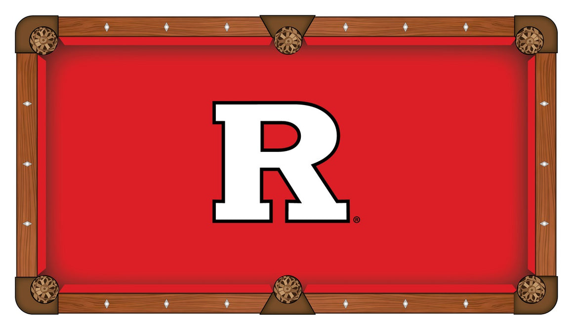 Rutgers University Logo 8' Pool Table - Man Cave Boutique