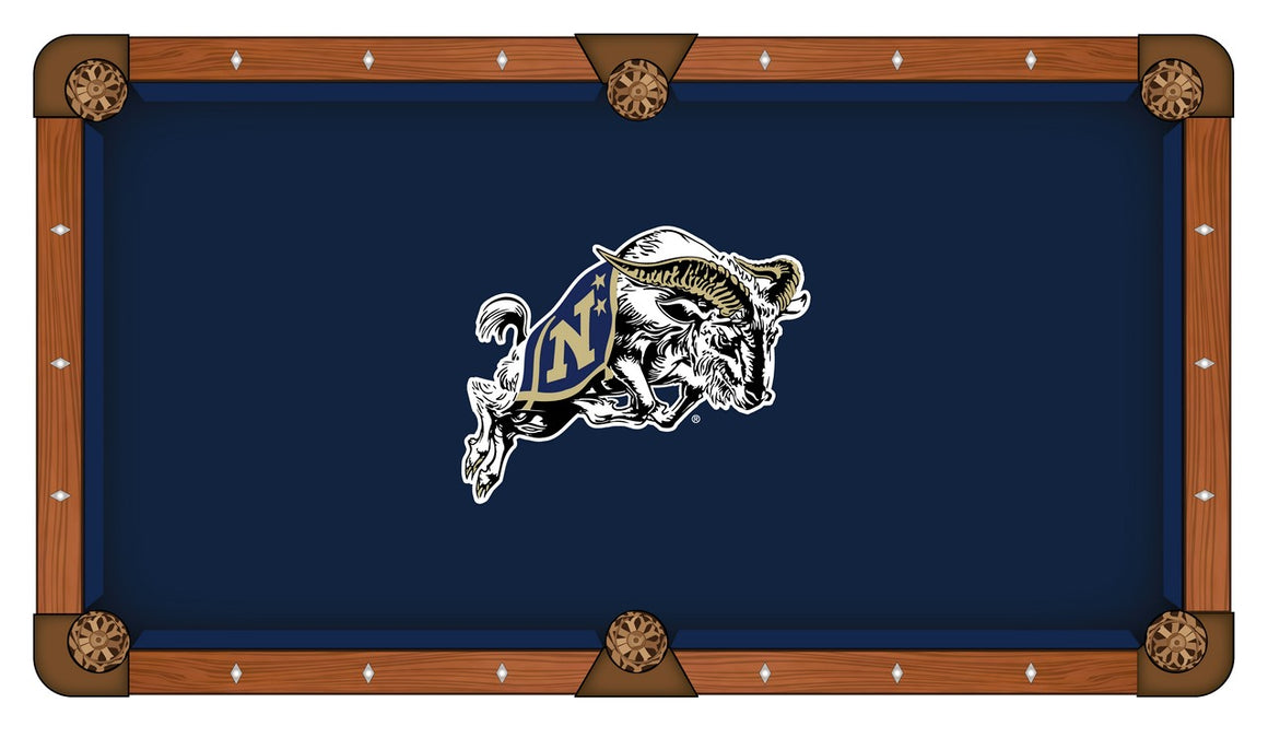 Navy U.S. Naval Academy Logo 8' Pool Table - Man Cave Boutique