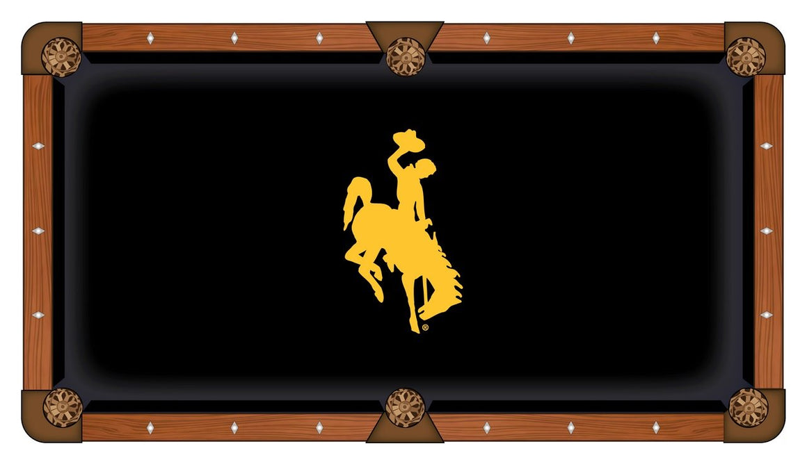 University of Wyoming Logo 8' Pool Table - Man Cave Boutique
