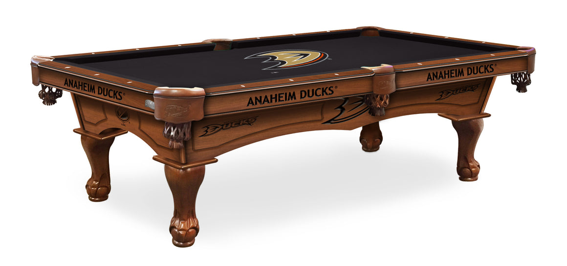 Anaheim Ducks NHL Logo 8' Pool Table - Man Cave Boutique