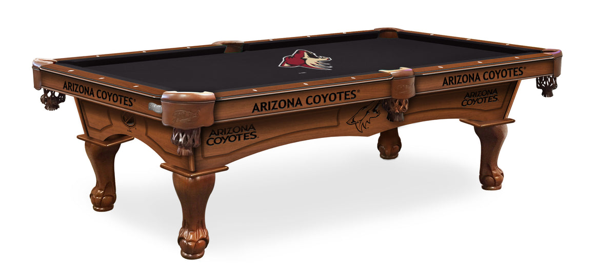 Arizona Coyotes NHL Logo 8' Pool Table - Man Cave Boutique