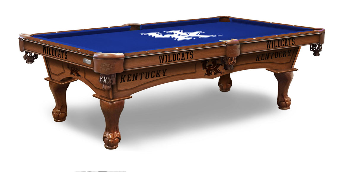 University of Kentucky Logo 8' Pool Table - Man Cave Boutique