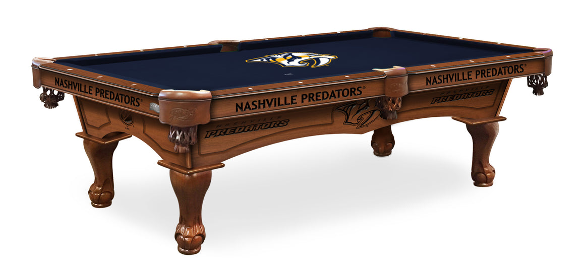 Nashville Predators NHL Logo 8' Pool Table - Man Cave Boutique