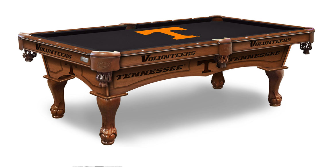 University of Tennessee Logo 8' Pool Table - Man Cave Boutique