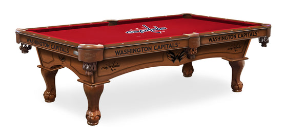 Washington Capitals NHL Logo 8' Pool Table - Man Cave Boutique
