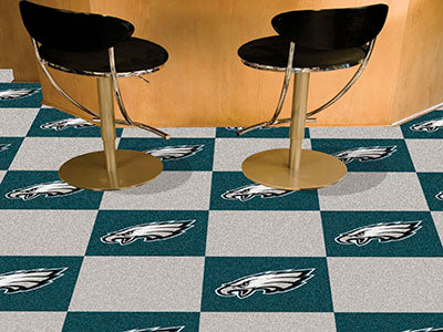 Carpet Tiles Philadelphia Eagles NFL - Man Cave Boutique