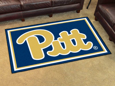Rug 4x6 University of Pittsburgh - Man Cave Boutique
