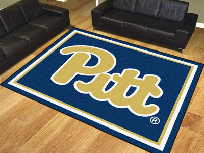 Rug 8x10 University of Pittsburgh - Man Cave Boutique