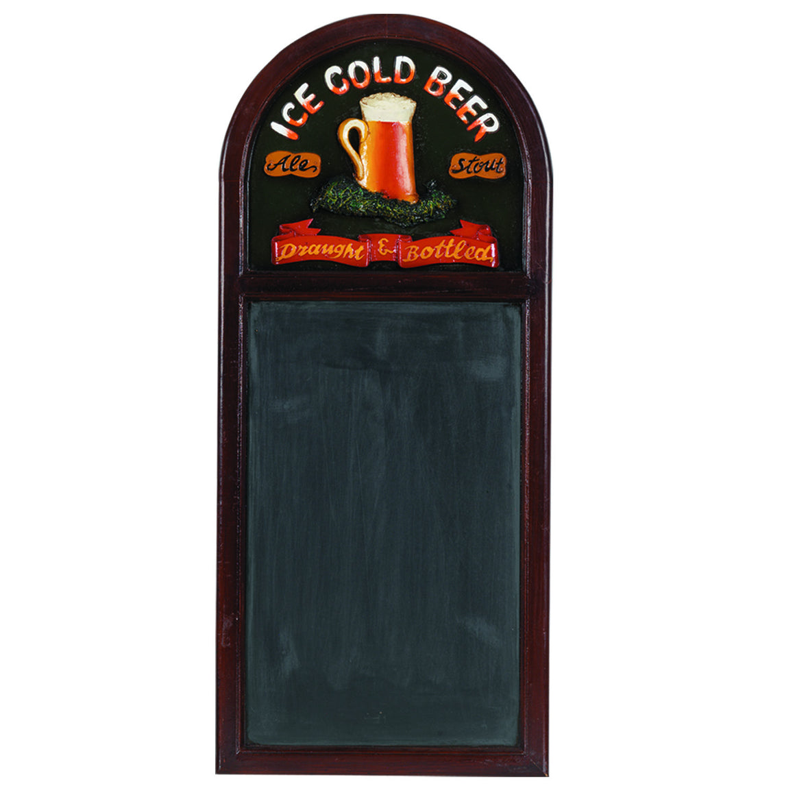 Pub Sign - Ice Cold Beer Chalkboard Wall Decor - Man Cave Boutique