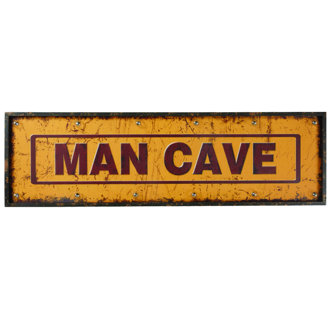 METAL SIGN-48″ MAN CAVE W/ LIGHTS - Man Cave Boutique