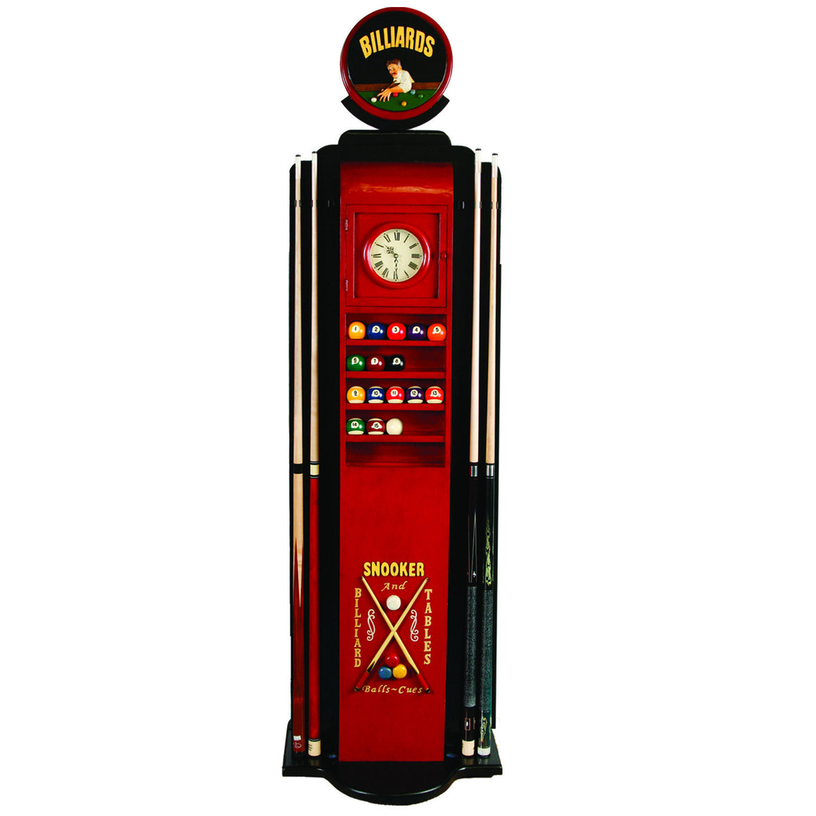 Gas Pump Ball & Pool Cue Holder - Man Cave Boutique