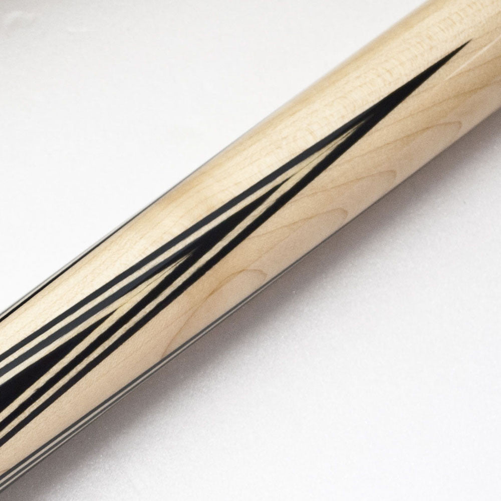 RAID Splice Pool Cue Maple Spliced Rosewood, 4 Inlay Points w/White Veneers - Man Cave Boutique