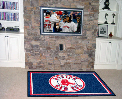 RUG 4x6 Boston Red Sox MLB - Man Cave Boutique