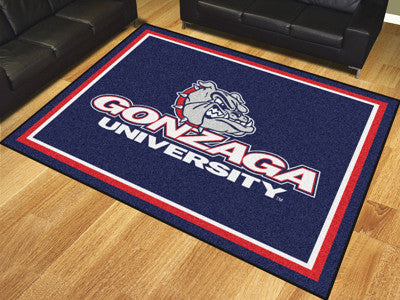 Rug 8x10 Gonzaga University - Man Cave Boutique