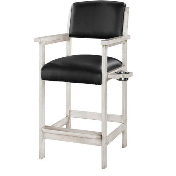 Spectator Chair Solid Wood Antique White Finish - Man Cave Boutique