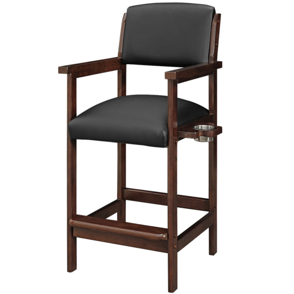 Spectator Chair Solid Wood Cappuccino Finish - Man Cave Boutique