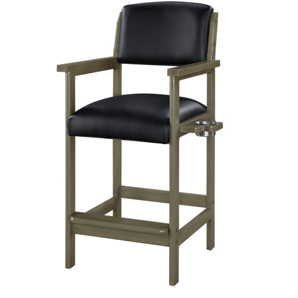 Spectator Chair Solid Wood Slate Finish - Man Cave Boutique