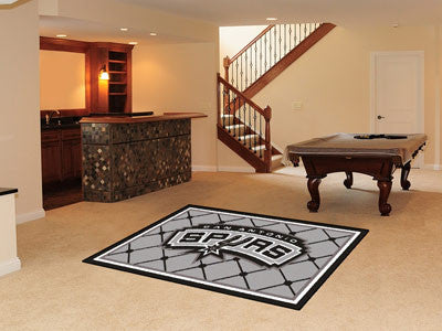 Rug 5x8 San Antonio Spurs NBA - Man Cave Boutique