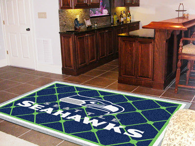 Rug 5x8 Seattle Seahawks NFL - Man Cave Boutique