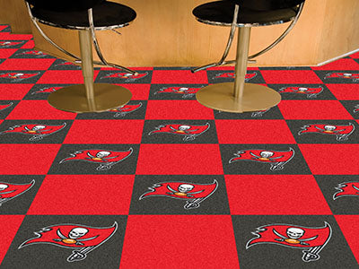 Tampa Bay Buccaneers NFL Logo Carpet Tiles - Man Cave Boutique