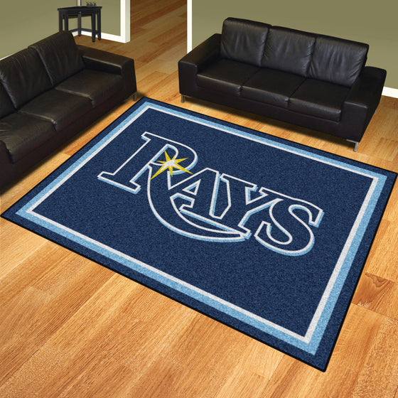 Rug 8x10 Tampa Bay Rays MLB - Man Cave Boutique