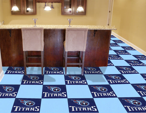 Tennessee Titans NFL logo Carpet Tiles - Man Cave Boutique