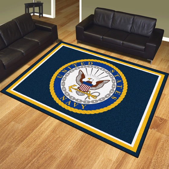 Rug 8x10 US Navy - Man Cave Boutique