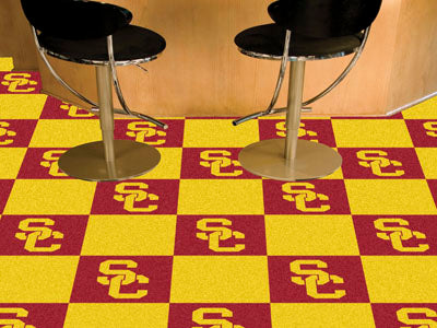 USC Logo Carpet Tiles - Man Cave Boutique