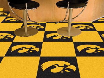 University of Iowa Logo Carpet Tiles - Man Cave Boutique
