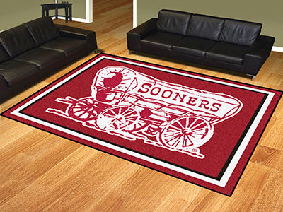 Rug 8x10 University of Oklahoma Sooners - Man Cave Boutique