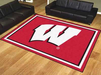 Rug 8x10 University of Wisconsin - Man Cave Boutique