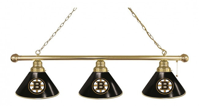 Boston Bruins NHL Logo Billiard light fixture - Man Cave Boutique