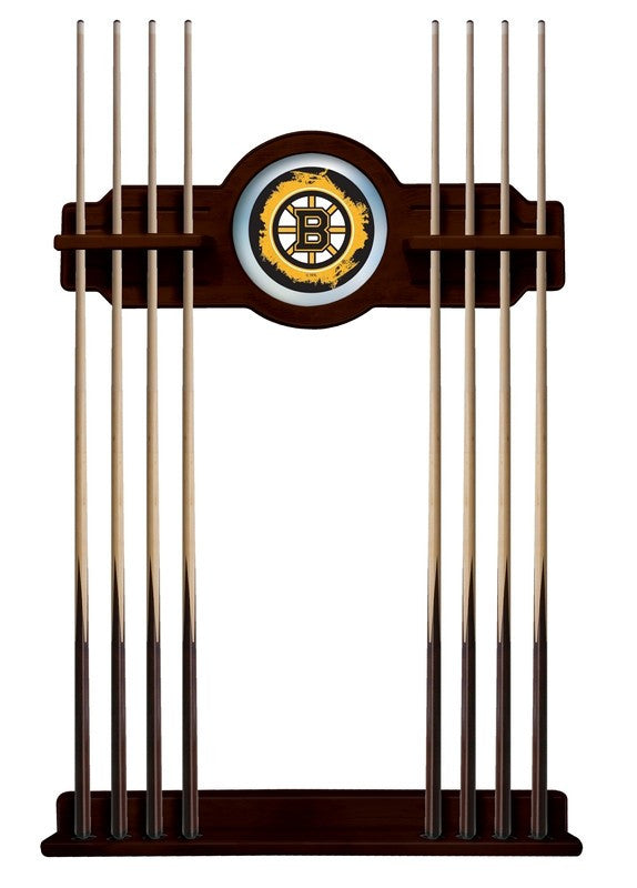 Boston Bruins NHL Logo Pool Cue Rack - Man Cave Boutique