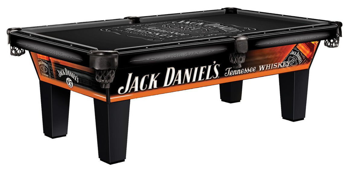 Jack Daniel's ® Old No. 7 Tennessee Whiskey Logo Billiard Cloth -  7', 8', 9' - Man Cave Boutique