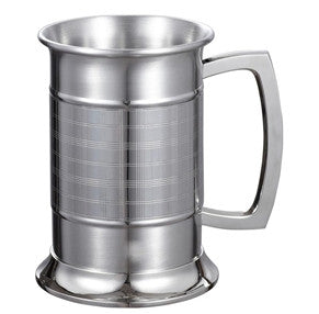 Visol Metric Glass Bottom 16 ounce Stainless Steel Beer Mug - Man Cave Boutique